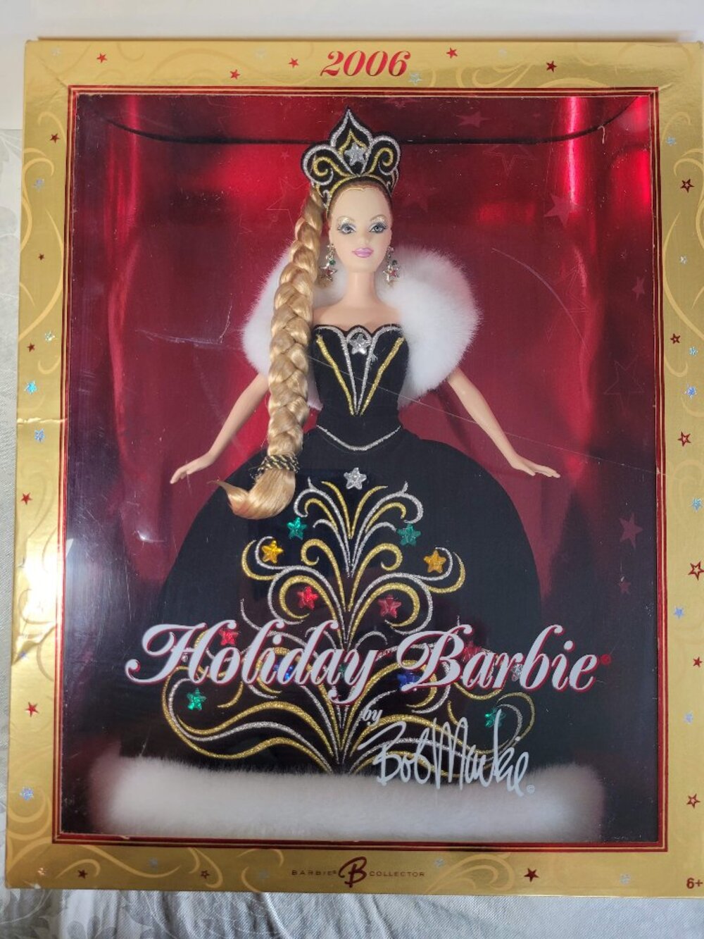 2006 Holiday Barbie Doll Bob Mackie Mattel Special Edition Christmas Collectible